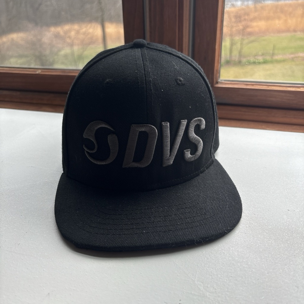 DVS Black Cap w/ Grey Lettering